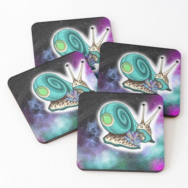 Item preview, Space Snail Protects Crystal designed and sold by WitchBusiness1.
