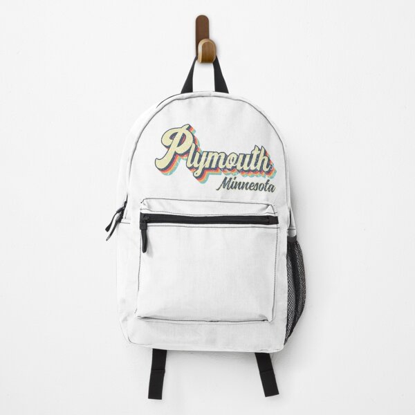 Item preview, Plymouth City Minnesota Retro Vintage 70s rainbow designed and sold by Teelogic.