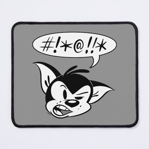 Item preview, Censored Bad Word Cat Retro 30s Cartoon Rubber Hose Style  designed and sold by skullislandprod.