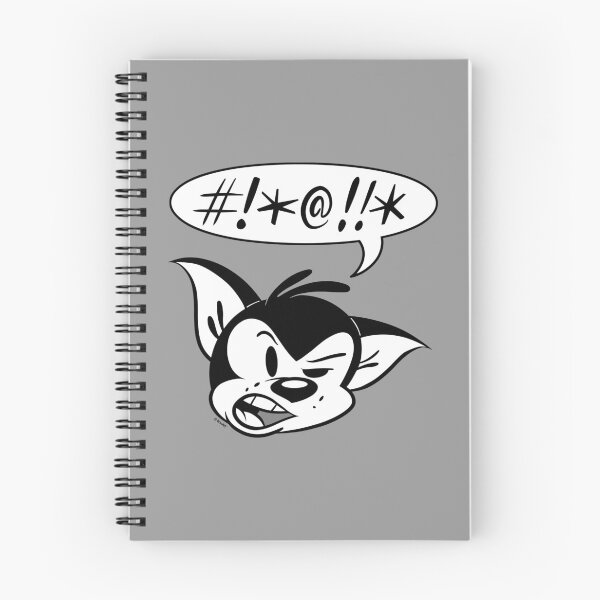 Item preview, Censored Bad Word Cat Retro 30s Cartoon Rubber Hose Style  designed and sold by skullislandprod.