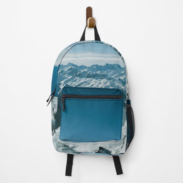 Item preview, Bird's Eye View Of Snow Capped Mountains - Winter Landscape designed and sold by Hassan Adnan.