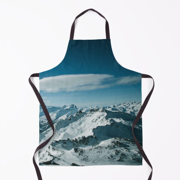 Item preview, Bird's Eye View Of Snow Capped Mountains - Winter Landscape designed and sold by Hassan Adnan.