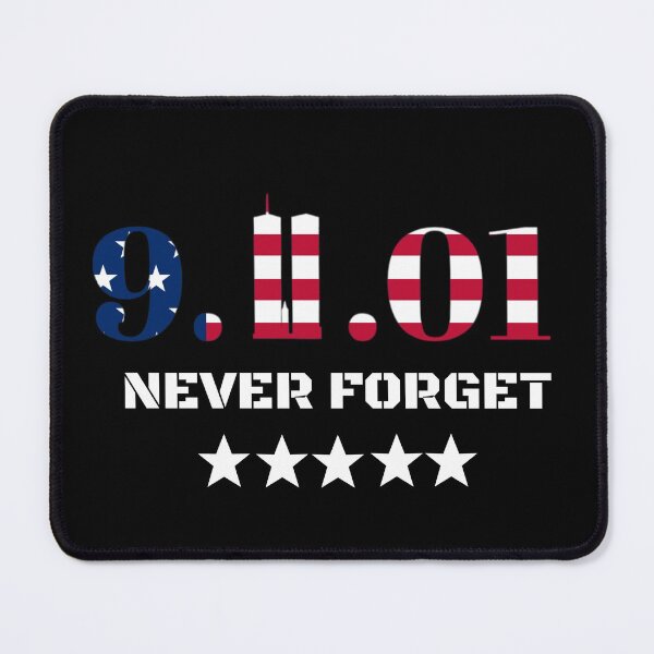 Item preview, 9 11 Never Forget Memorial Patriot Day White Font designed and sold by freeman1314.