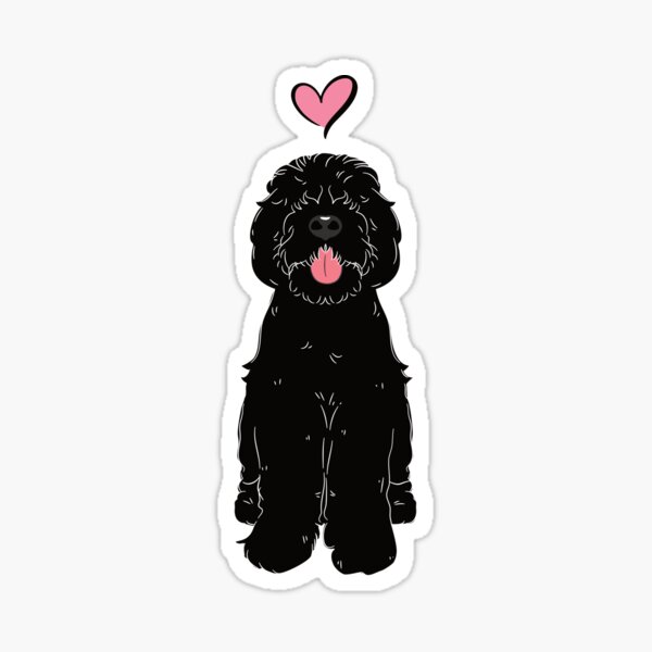 SignMission Personalized Gift 2 Pack of 6 Indoor/Outdoor Dorm Rooms Offices Dog Lover Super Cute Sticker for SUV Windows Sheepadoodle Decal Bedroom 