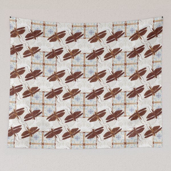 Item preview, Red Grasshoppers & Kaleidoscope Windows designed and sold by LilithDeAnu.