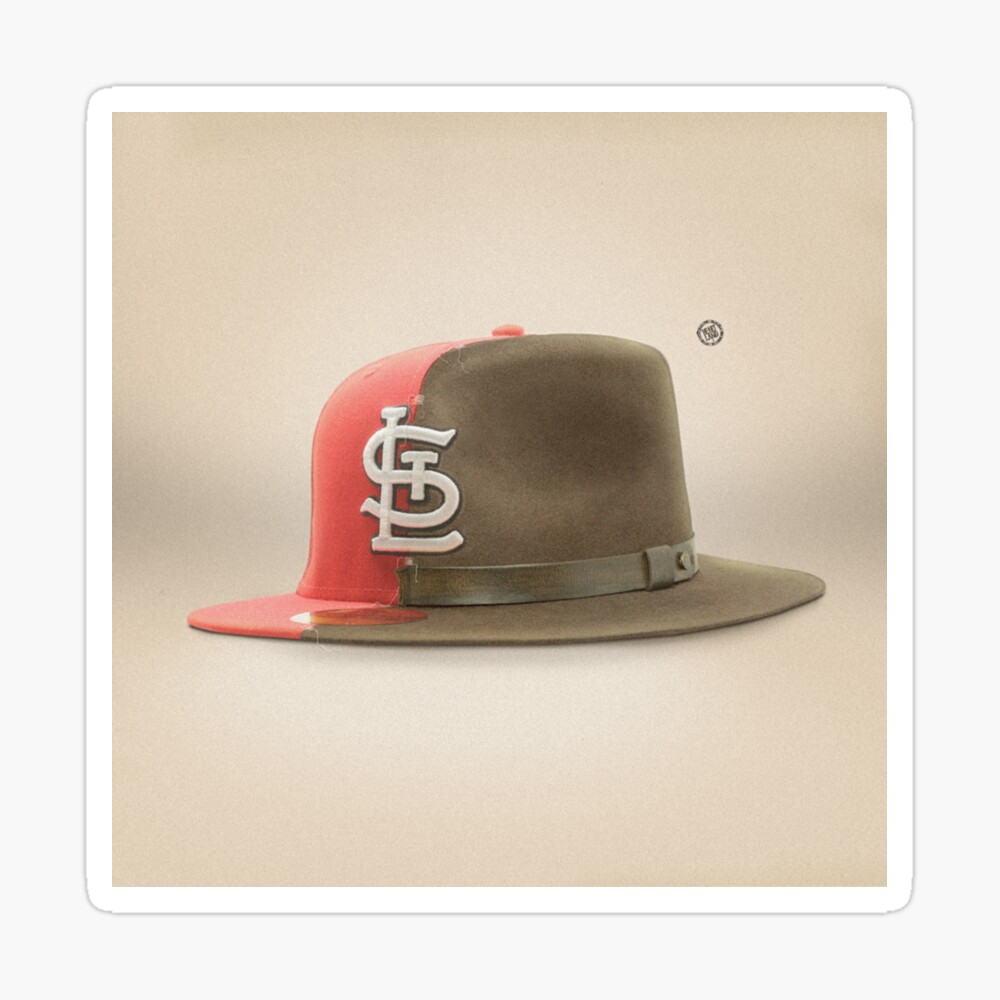 St. Louis Cardinals bleached bucket hat