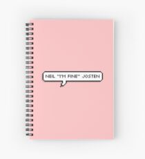 Neil "I'm Fine" Josten Spiral Notebook