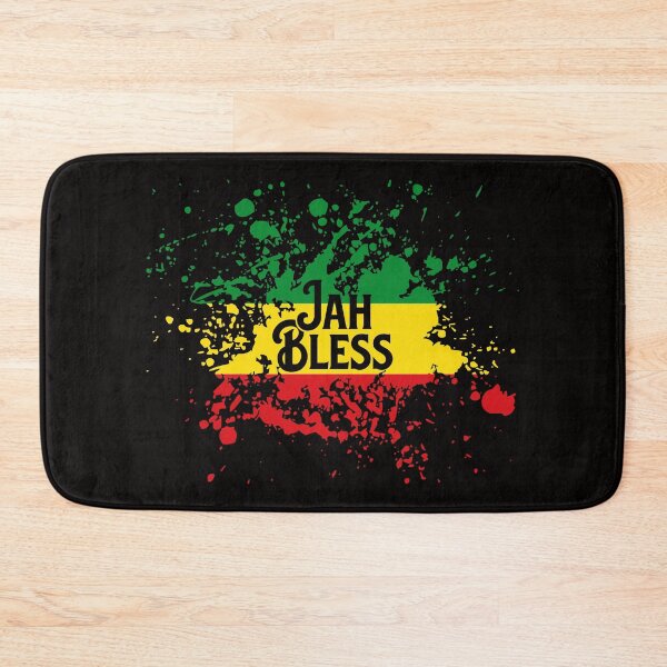 Item preview, Jah Bless Rasta Flag Splash designed and sold by designandclouds.
