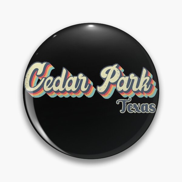 Item preview, Cedar Park City Texas Retro Vintage 70s rainbow designed and sold by Teelogic.