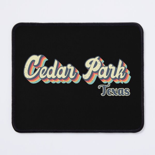 Item preview, Cedar Park City Texas Retro Vintage 70s rainbow designed and sold by Teelogic.