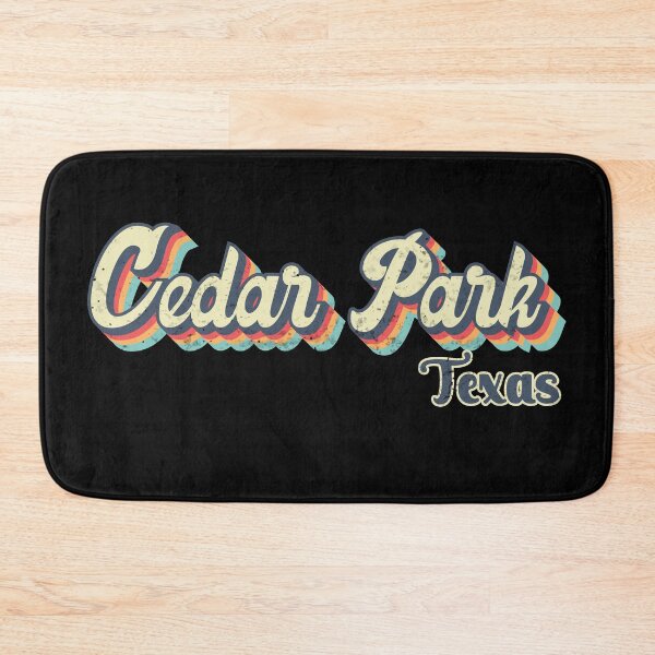 Item preview, Cedar Park City Texas Retro Vintage 70s rainbow designed and sold by Teelogic.