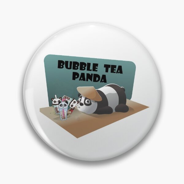 Item preview, panda bubble tea designed and sold by Polla-Shirt.
