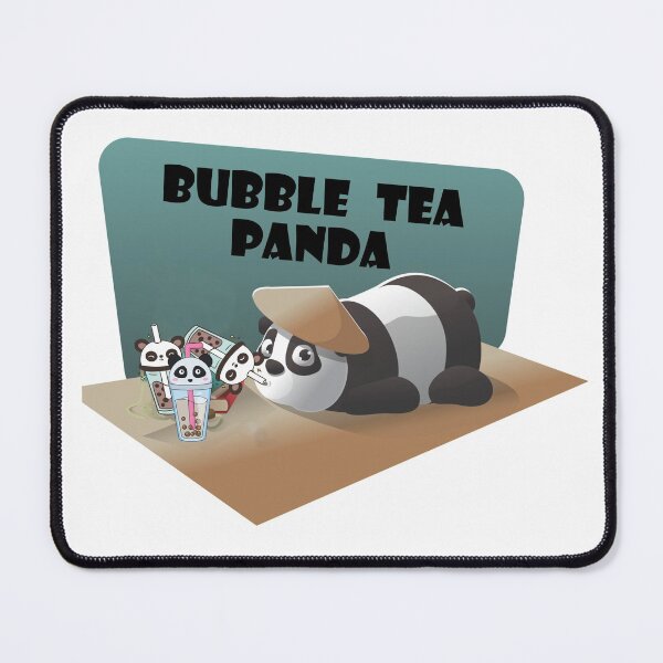 Item preview, panda bubble tea designed and sold by Polla-Shirt.