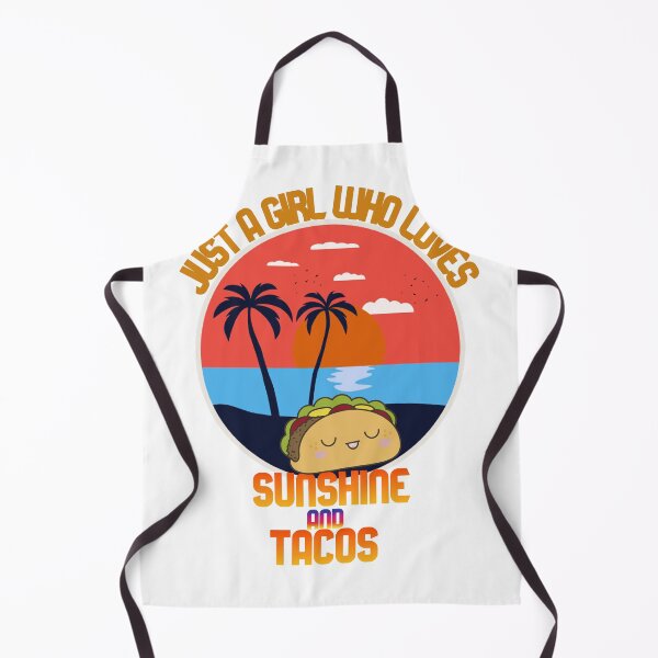 Item preview, JUST A GIRL WHO LOVES SUNSHINE AND TACOS designed and sold by Marakstore.