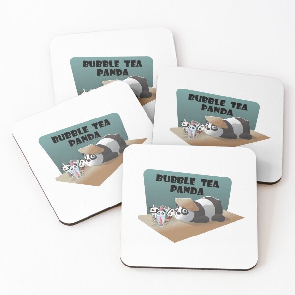 Item preview, panda bubble tea designed and sold by Polla-Shirt.
