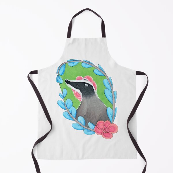 Item preview, Floral Badger (WB) designed and sold by MBsWorkshop.