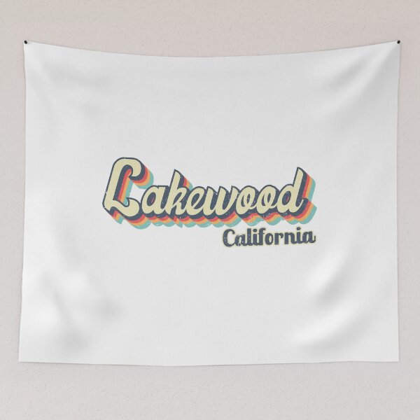 Item preview, Arcoíris retro de los años 70 de Lakewood City, California designed and sold by Teelogic.