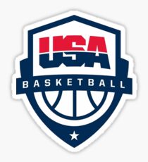 USA Bball Sticker