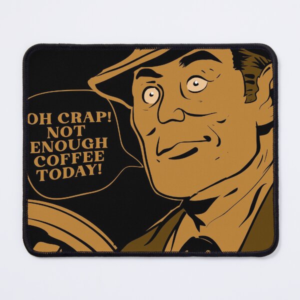 Item preview, Not Enough Coffee Today ( Shock Vintage Comic ! ) designed and sold by WULFLAND ARTS.
