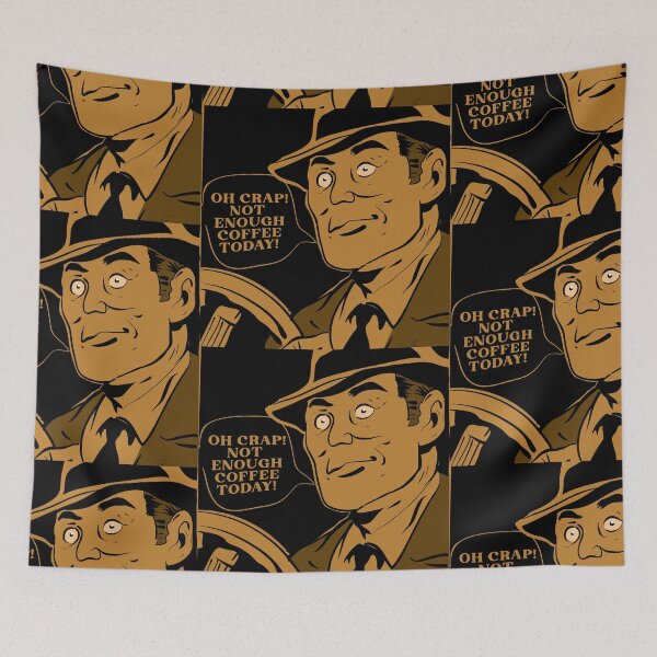 Item preview, Not Enough Coffee Today ( Shock Vintage Comic ! ) designed and sold by WULFLAND ARTS.
