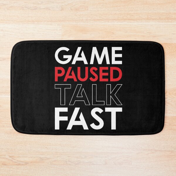 Item preview, game paused talk fast - game designed and sold by cruzzcreation.