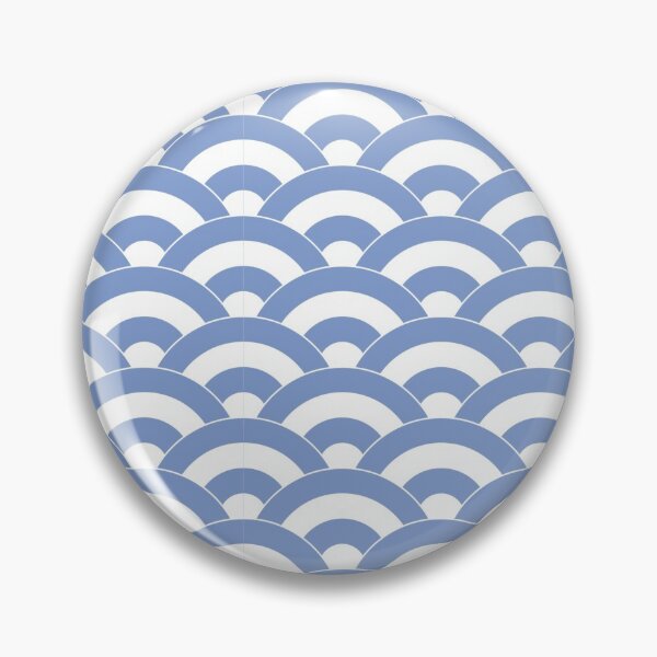 Artikelvorschau, Seigaiha - Japanische Welle Pastellblau entworfen und verkauft von TWPCdesigns.