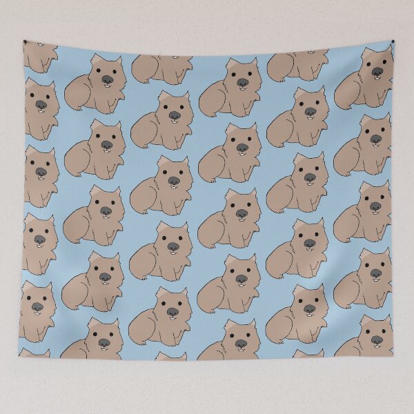 Item preview, Wombat Pattern designed and sold by RevolutionInPaint.