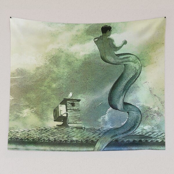 Item preview, Eel guy hibrid on the roof designed and sold by VilaPropuh.