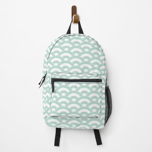 Item preview, Seigaiha - Japanese Wave Pastel Green designed and sold by TWPCdesigns.