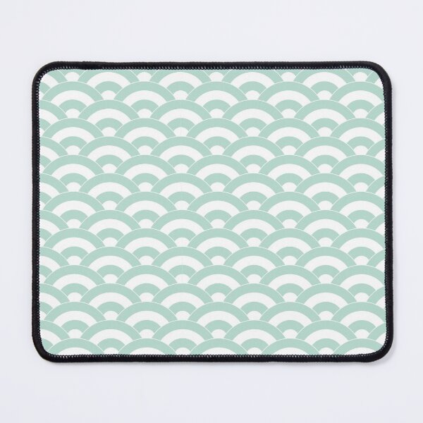 Item preview, Seigaiha - Japanese Wave Pastel Green designed and sold by TWPCdesigns.