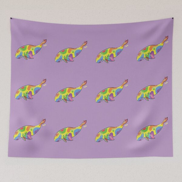 Item preview, COMMIC Dugong on purple  designed and sold by COMMICdesigns.