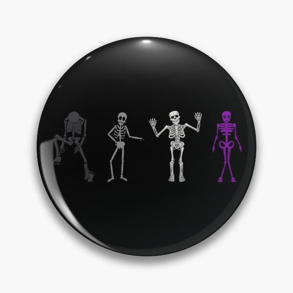 Item preview, Ace Skeletons Halloween. Asexual Pride designed and sold by Subtle Pride Shop.