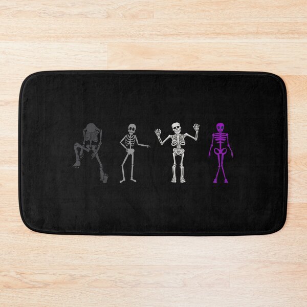 Item preview, Ace Skeletons Halloween. Asexual Pride designed and sold by Subtle Pride Shop.