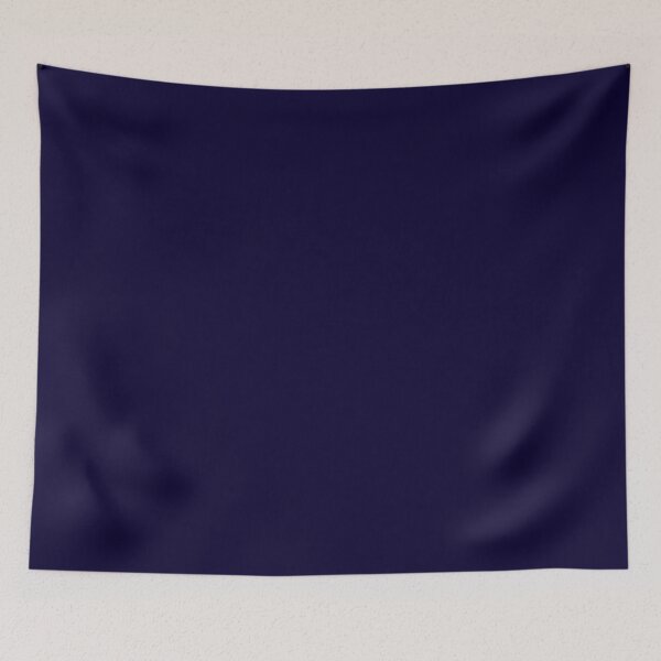 Item preview, navy blue solid color designed and sold by The Poette.