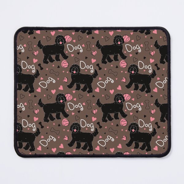 Item preview, Cute Black Sheepadoodle Dog designed and sold by Lulupainting.