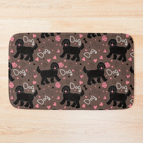 Item preview, Cute Black Sheepadoodle Dog designed and sold by Lulupainting.