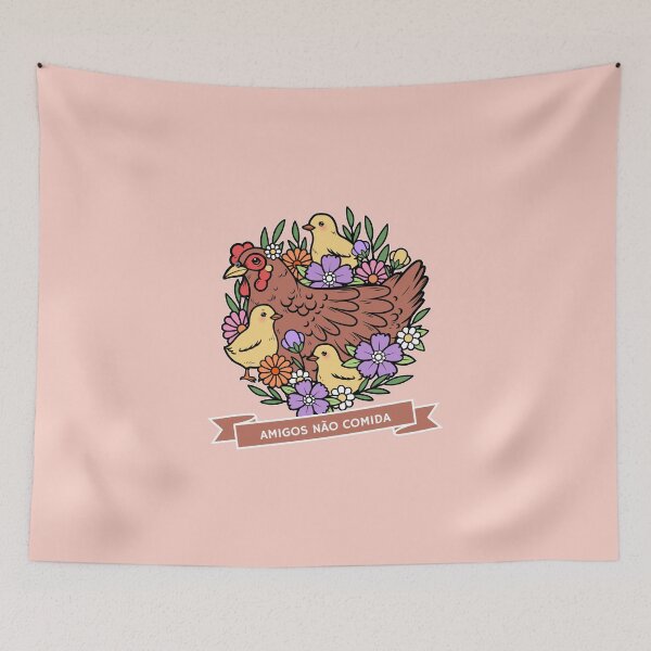 Item preview, AMIGOS NÃO COMIDA designed and sold by AladdinMktgs.