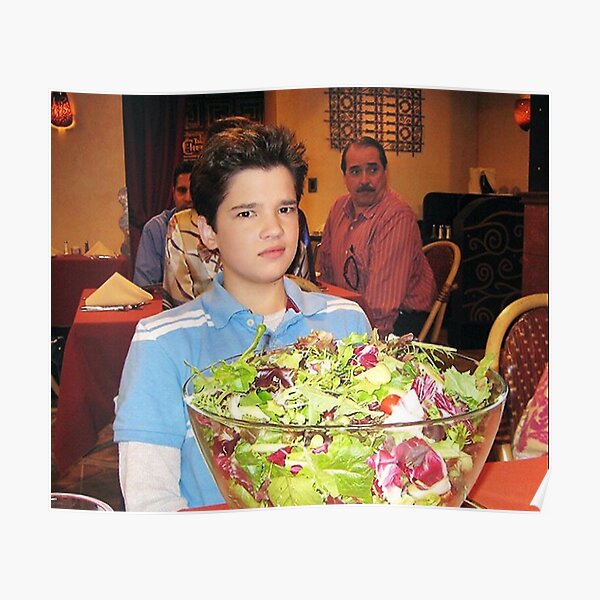 freddie benson with a salad Poster