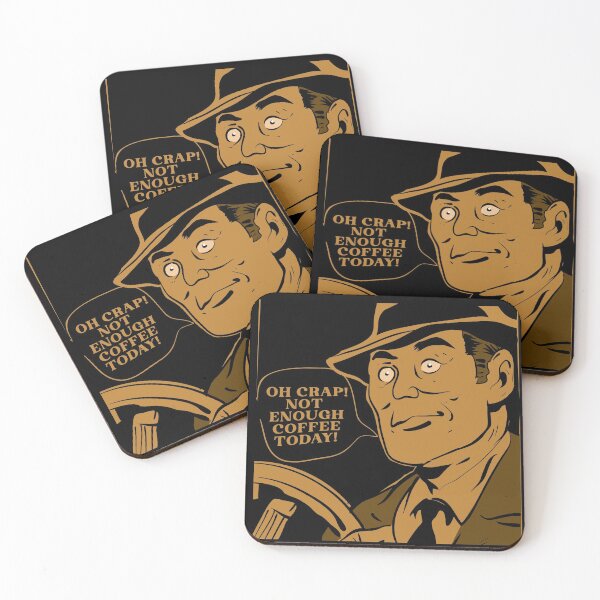 Item preview, Not Enough Coffee Today ( Shock Vintage Comic ! ) designed and sold by WULFLAND ARTS.