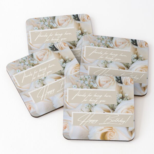 Item preview, Happy Birthday Thanks for being here, for being you  designed and sold by Branka.
