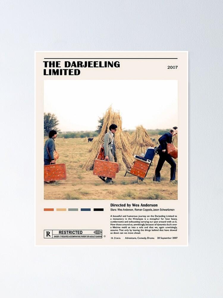 The Darjeeling Limited (2007) Japanese movie poster
