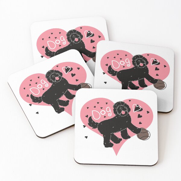 Item preview, Cute Black Sheepadoodle Dog designed and sold by Lulupainting.