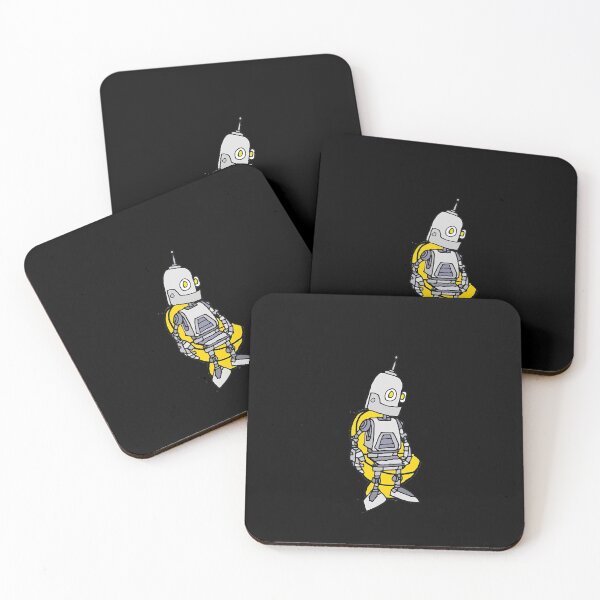 Item preview, Funny Robot on Toilet systems Backed up Pun  designed and sold by drigue.