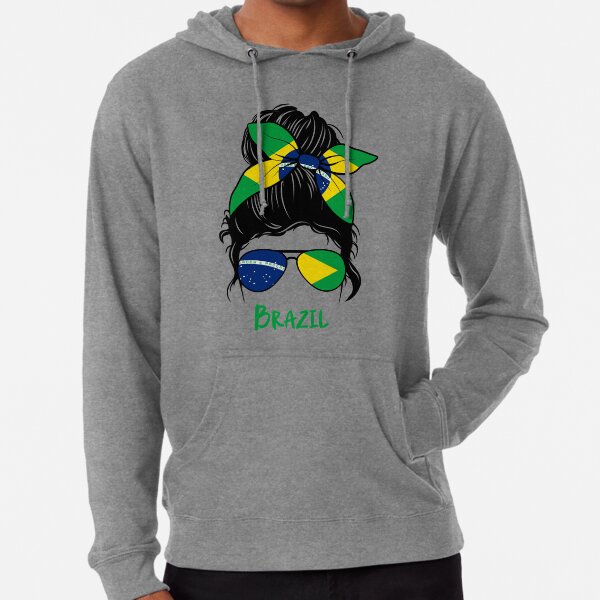 Best Papai Ever Awesome Brazilian Dad Brazil Zip Up Hoodie Back