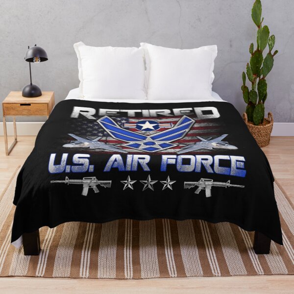 Item preview, Vintage Retired US Air Force Veteran T-Shirt Patriotic USAF T-Shirt designed and sold by Amancio-Scott.