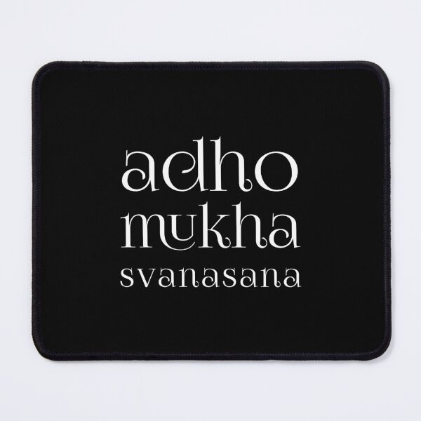 Item preview, Adho Mukha Svanasana on Black designed and sold by wisemagpie.