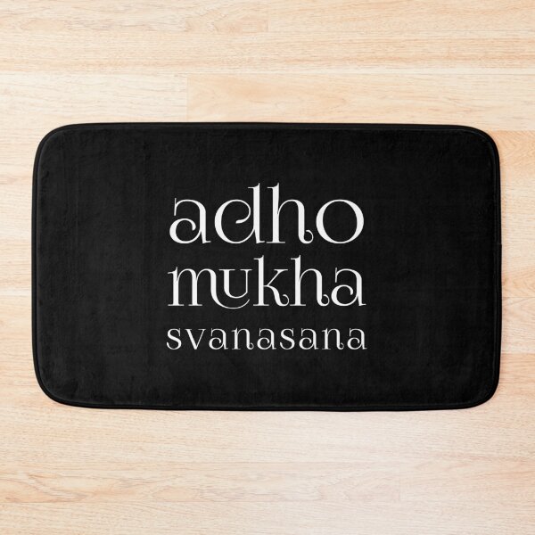 Item preview, Adho Mukha Svanasana on Black designed and sold by wisemagpie.