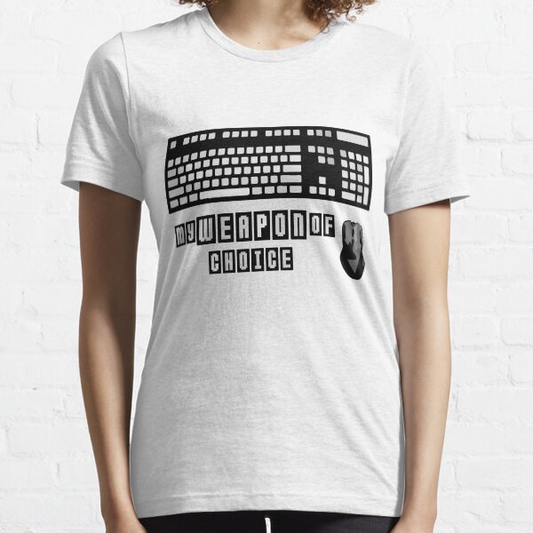 Item preview, Keyboard and Mouse - My Weapon of Choice designed and sold by UIC Collective.