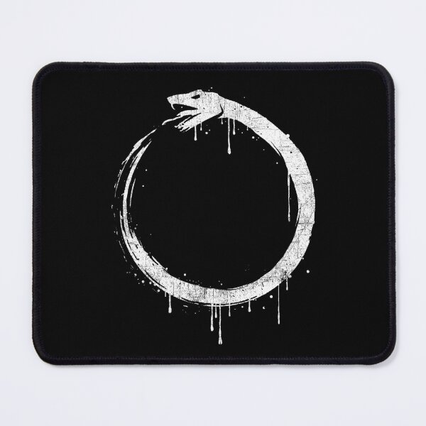 Item preview, Ouroborous - Snake eating its own tail - Dark alchemy designed and sold by zachholmbergart.