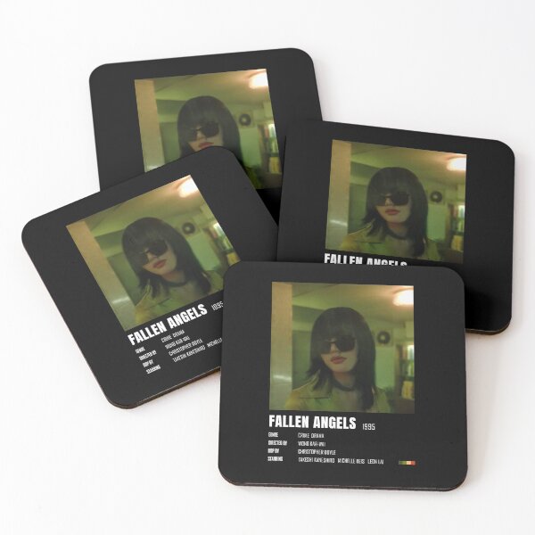 Item preview, Funny Gift Fallen Angels Minimalist Poster Retro Wave designed and sold by MozellParisian.